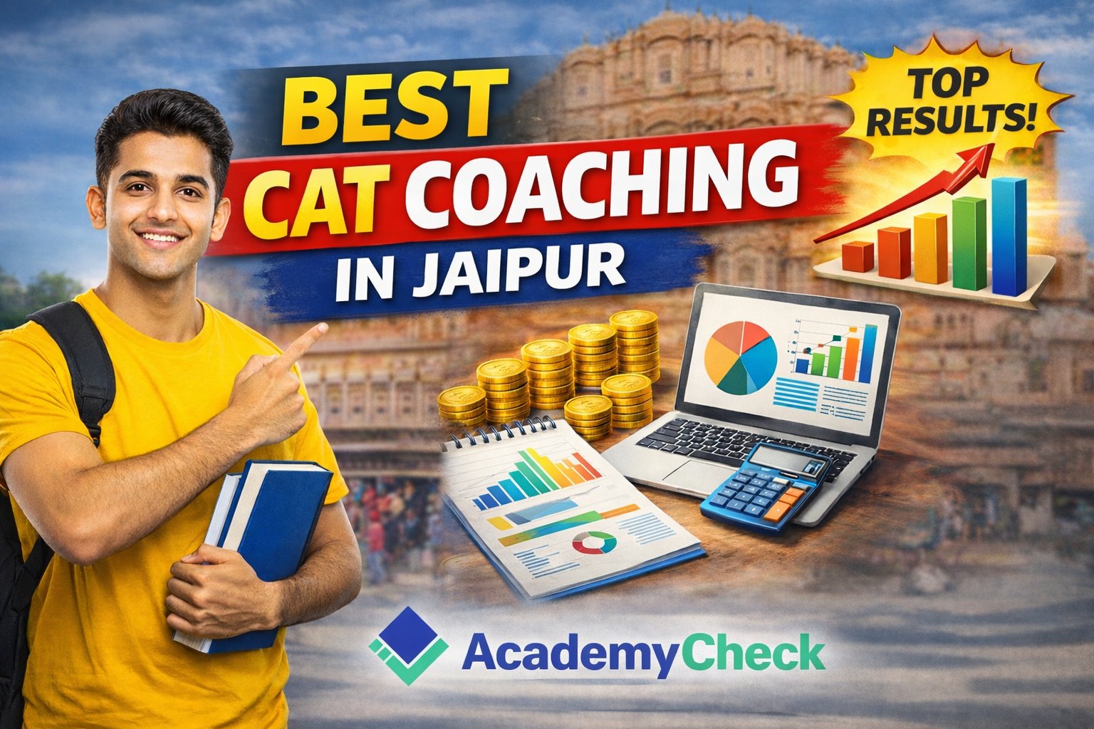 Top 5 CAT Coaching Institutes in Jaipur for 2027: Ranking Based on 2025 Percentile Performance